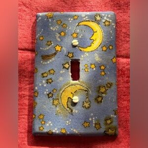 Moon and Stars Light Switch Cover